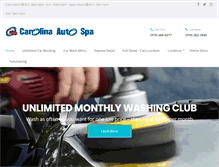 Tablet Screenshot of carolinaautospa.com